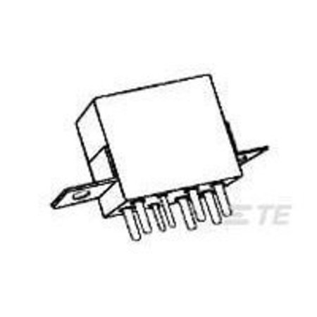 TE CONNECTIVITY Power/Signal Relay, 2 Form C, Dpdt-Co, Momentary, 28Vdc (Coil), 5A (Contact), Dc Input, Ac/Dc 4-1617758-9